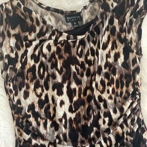 Enfocus Studio Leopard Print Dress